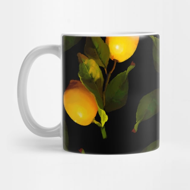 Seamless lemon pattern by shikita_a